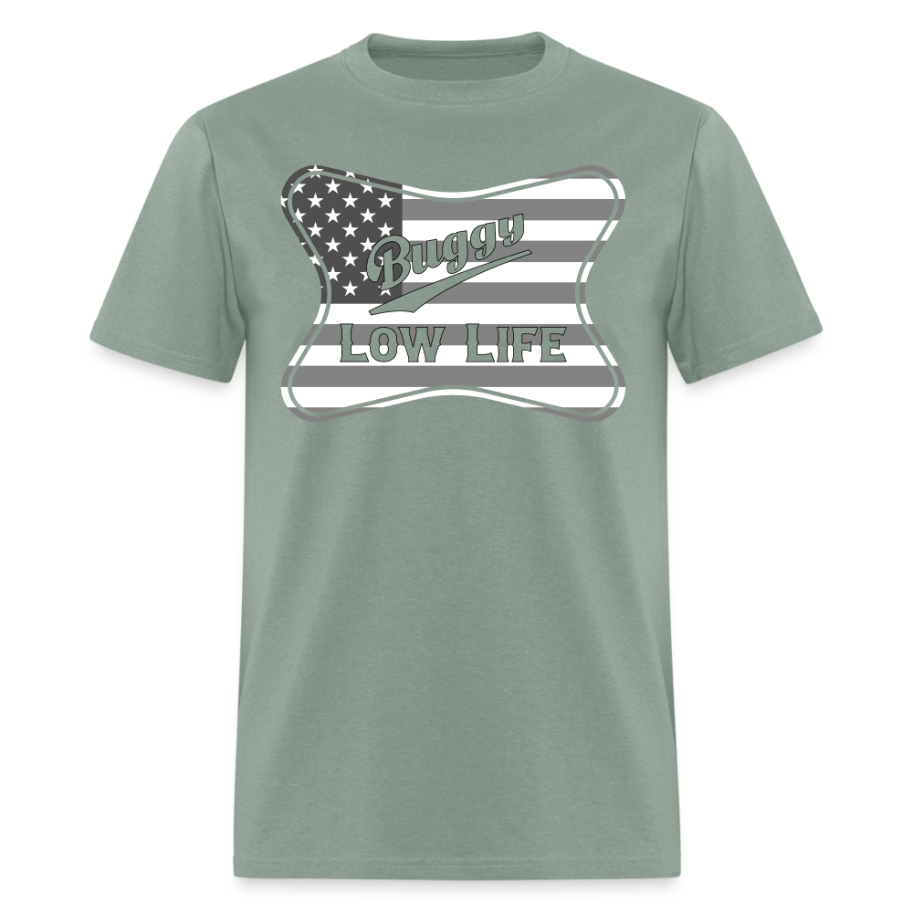 Buggy - Gray & White Patriotic - Unisex Classic T-Shirt - sage