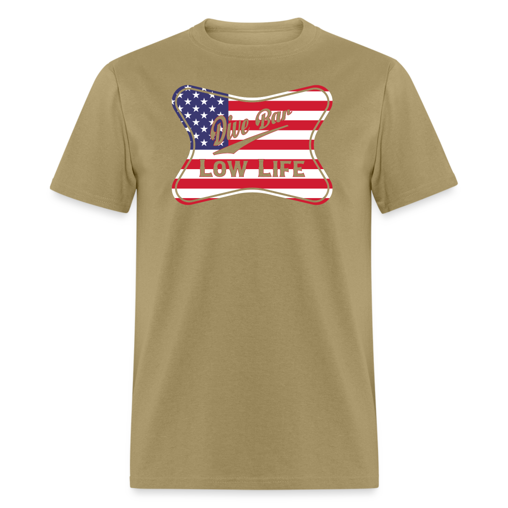 Dive Bar - Patriotic - Unisex Classic T-Shirt - khaki