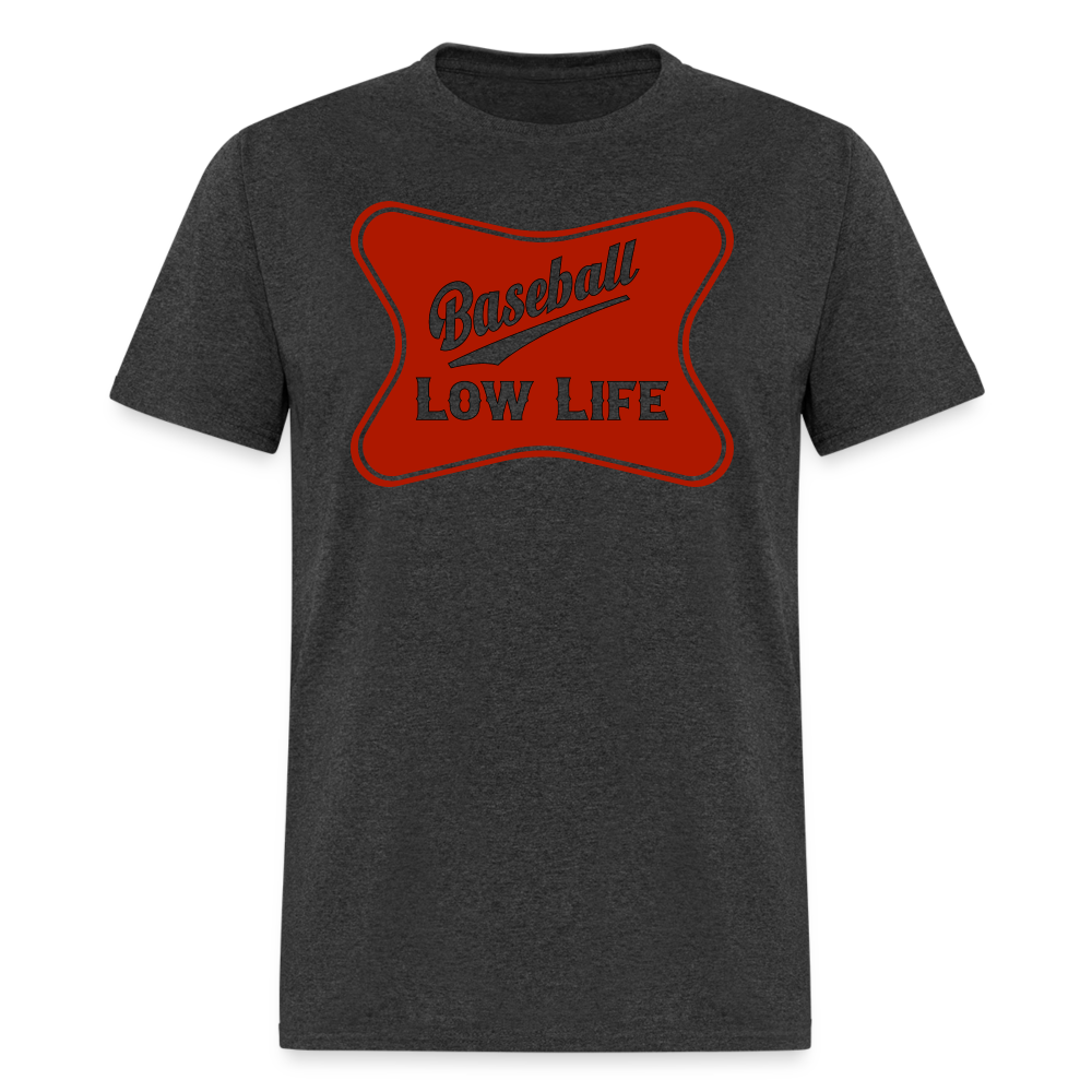 Baseball - Red - Unisex Classic T-Shirt - heather black