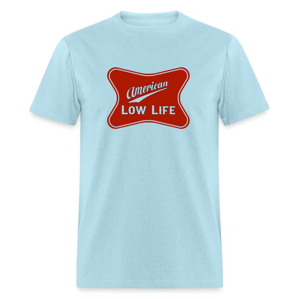 American - Red - (Unisex) Classic T-Shirt - powder blue
