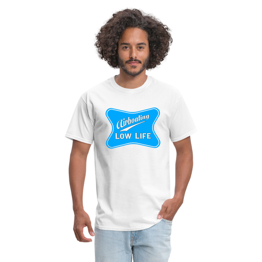 Airboating - Light Blue - (Unisex) Classic T-Shirt - white