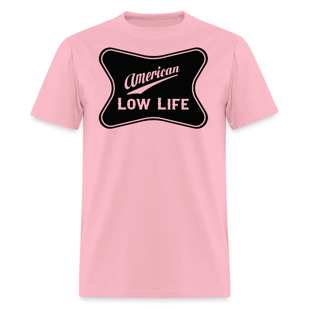 American - Black - (Unisex) Classic T-Shirt - pink