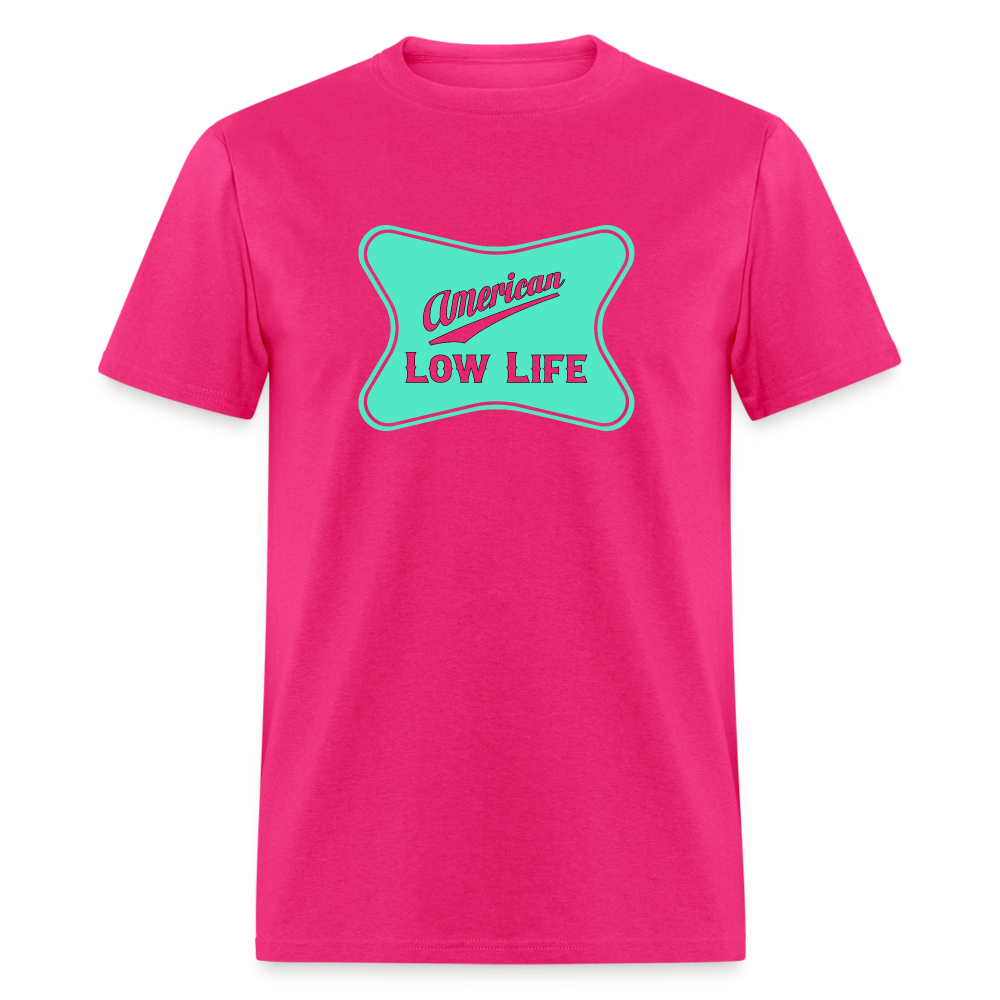 American - Teal - (Unisex) Classic T-Shirt - fuchsia