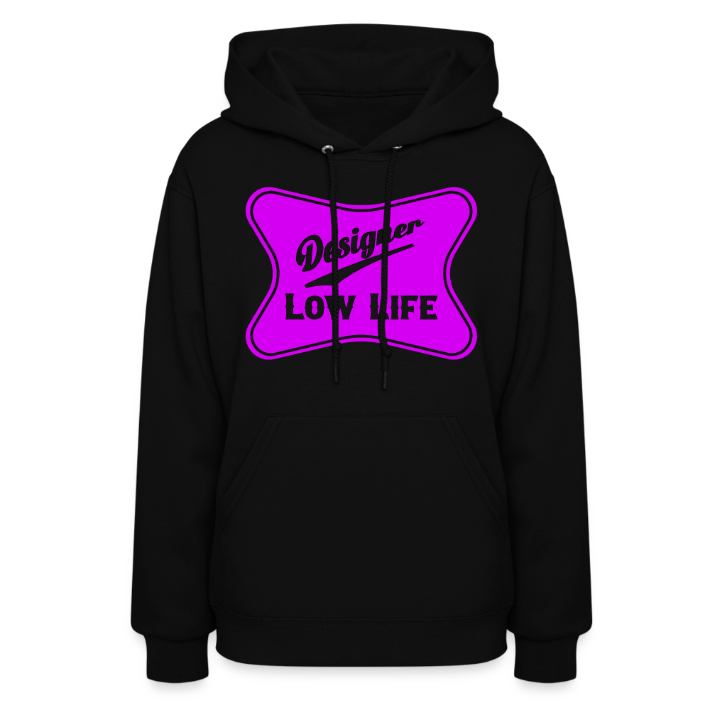Designer - Pink - Women's Hoodie - black