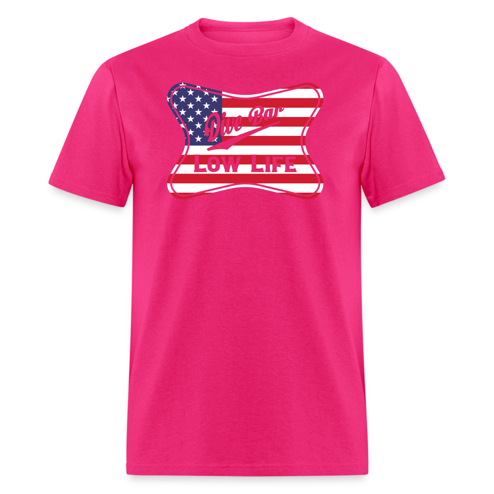 Dive Bar - Patriotic - Unisex Classic T-Shirt - fuchsia