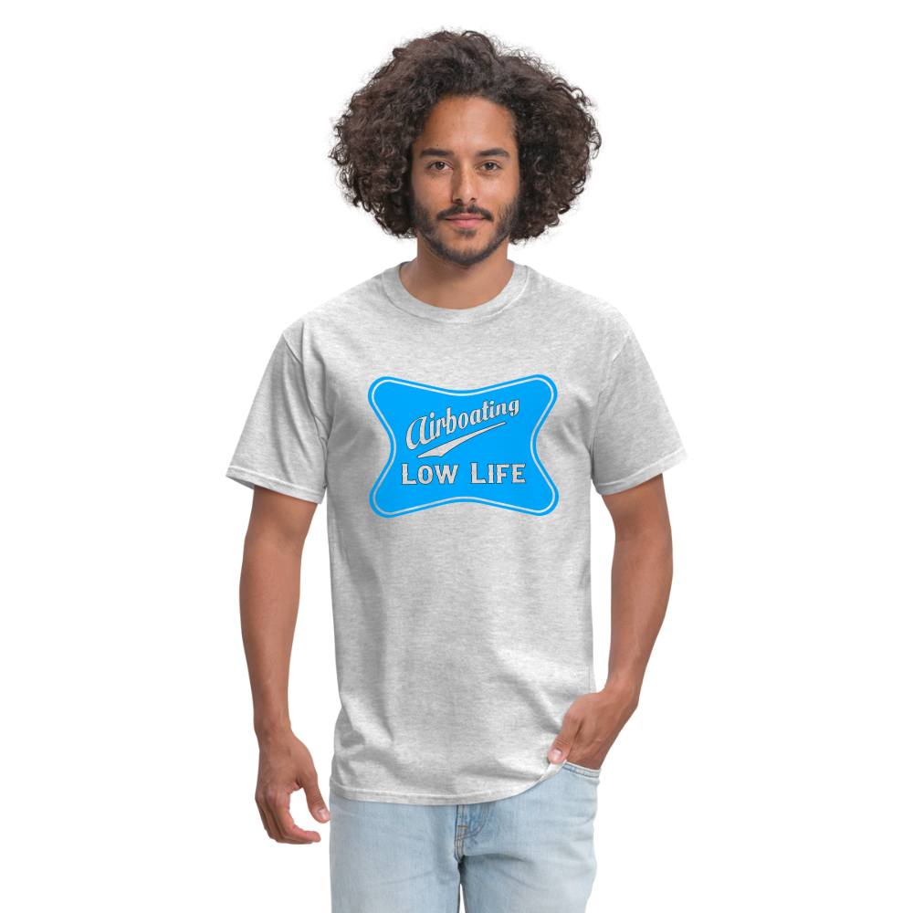 Airboating - Light Blue - (Unisex) Classic T-Shirt - heather gray