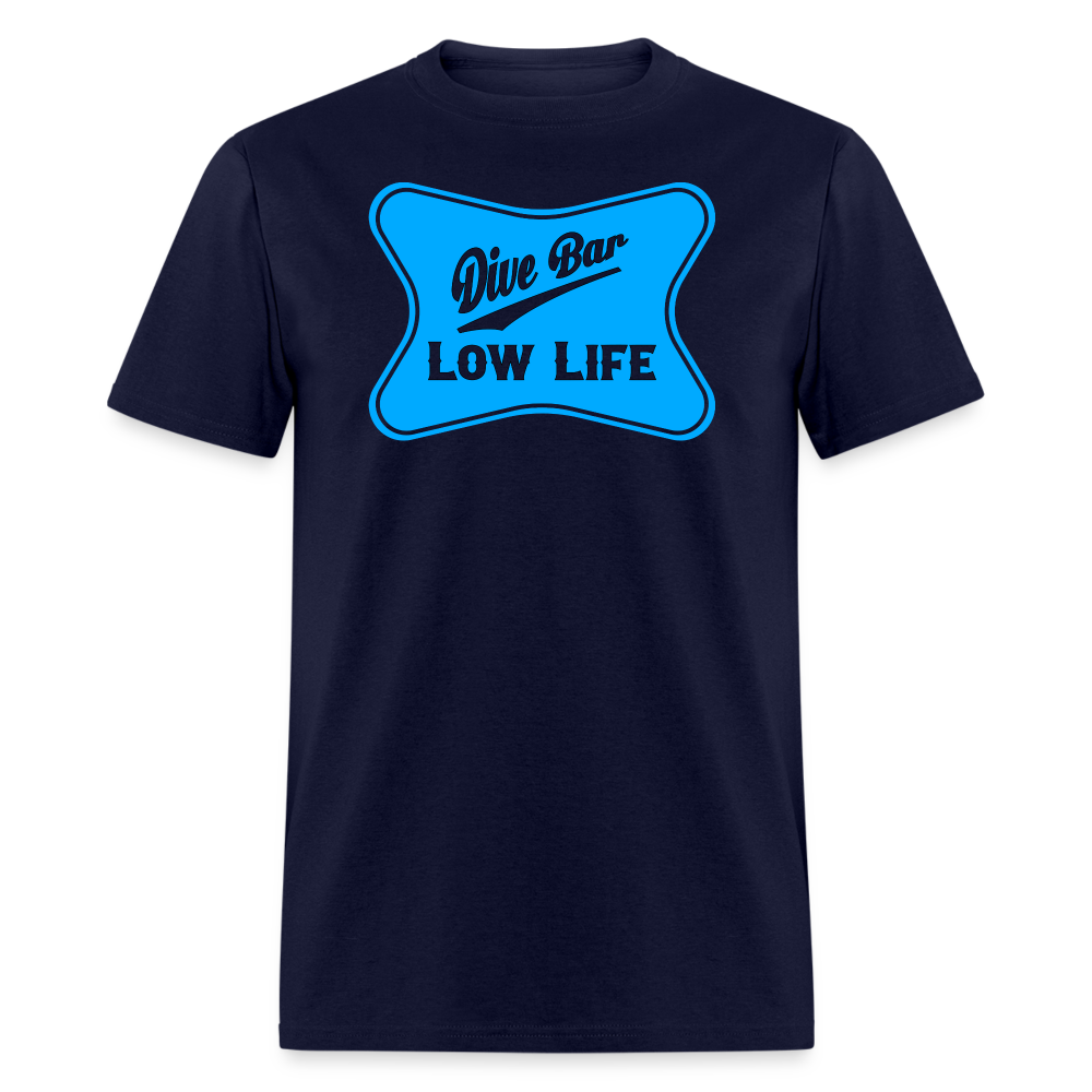 Dive Bar - Light Blue - Unisex Classic T-Shirt - navy