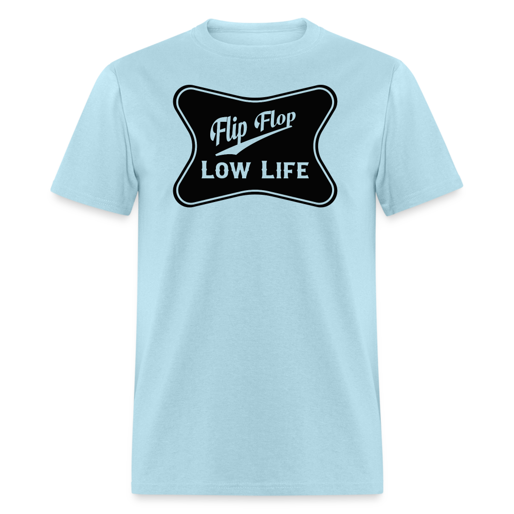 Flip Flop - Black - Unisex Classic T-Shirt - powder blue