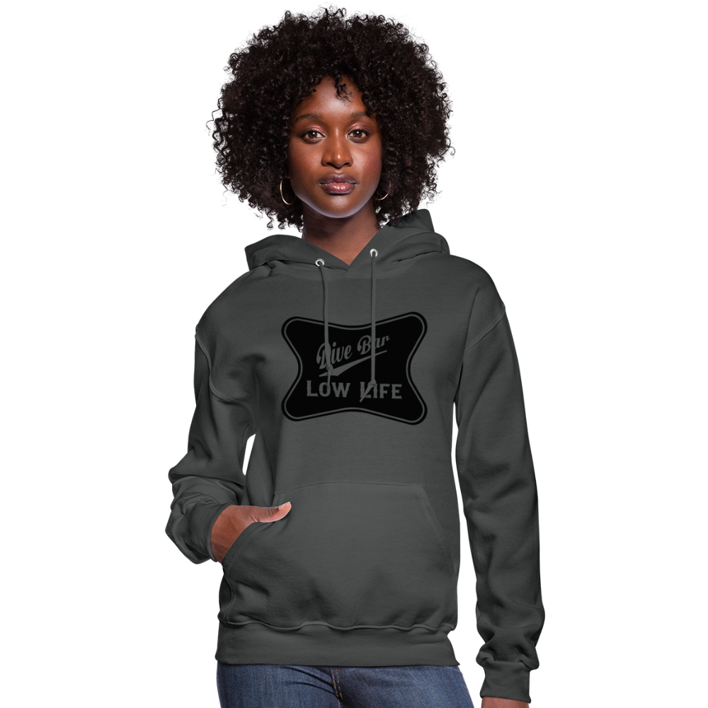 Dive Bar - Black - Women's Hoodie - asphalt