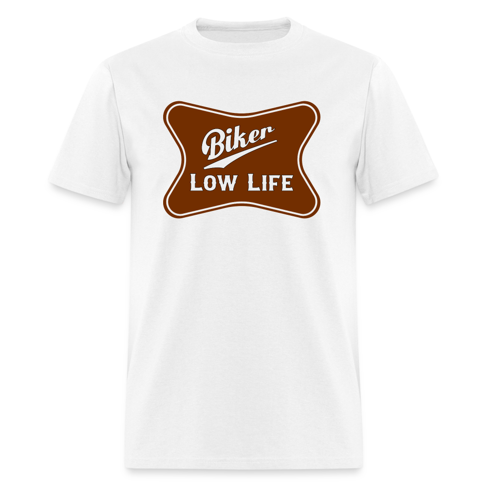 Biker - brown - unisex classic t-shirt - white