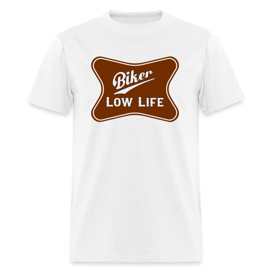 Biker - brown - unisex classic t-shirt - white