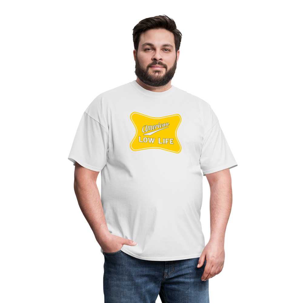 American - Yellow - (Unisex) Classic T-Shirt - white