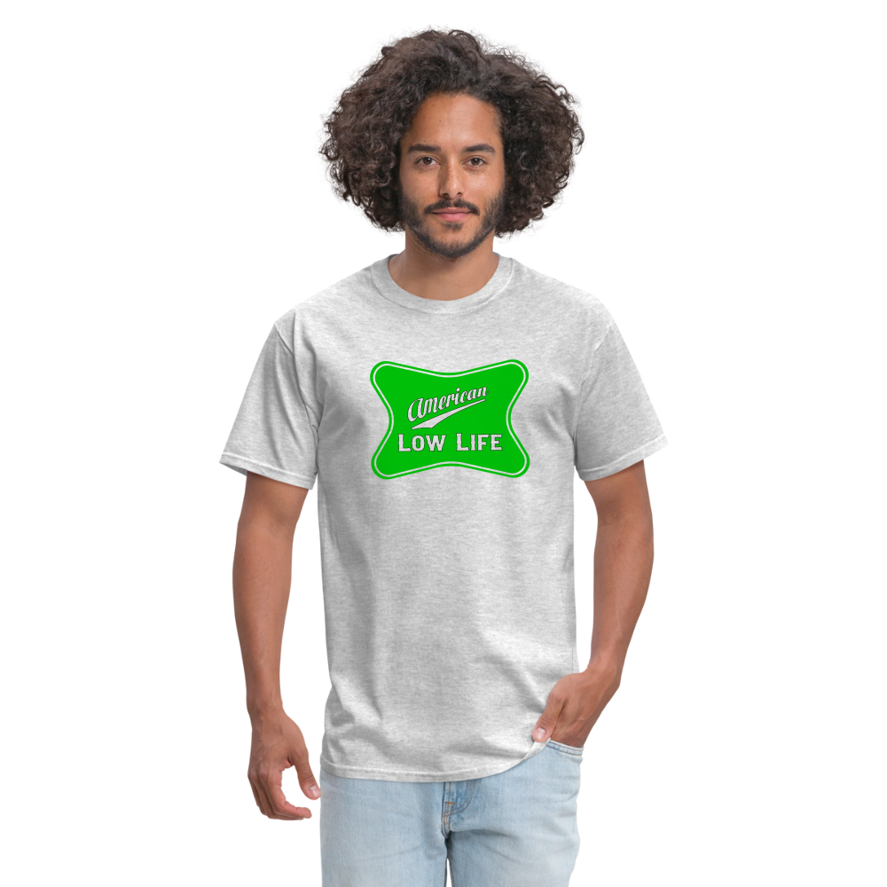 American - Green - (Unisex) Classic T-Shirt - heather gray