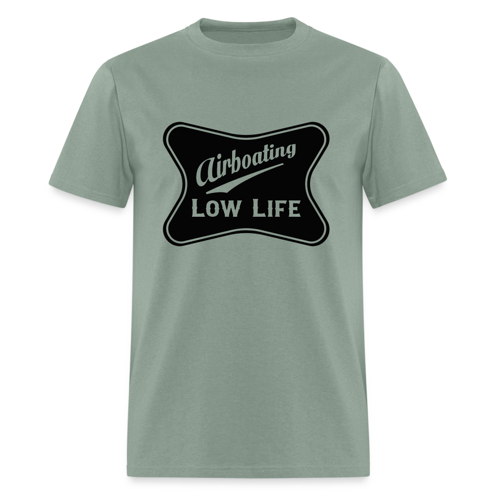 Airboating - Black - Unisex Classic T-Shirt - sage