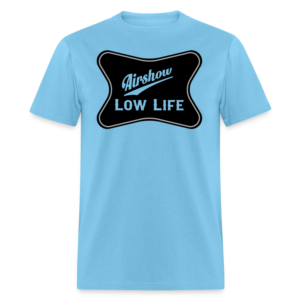 Airshow - Black - Unisex Classic T-Shirt - aquatic blue