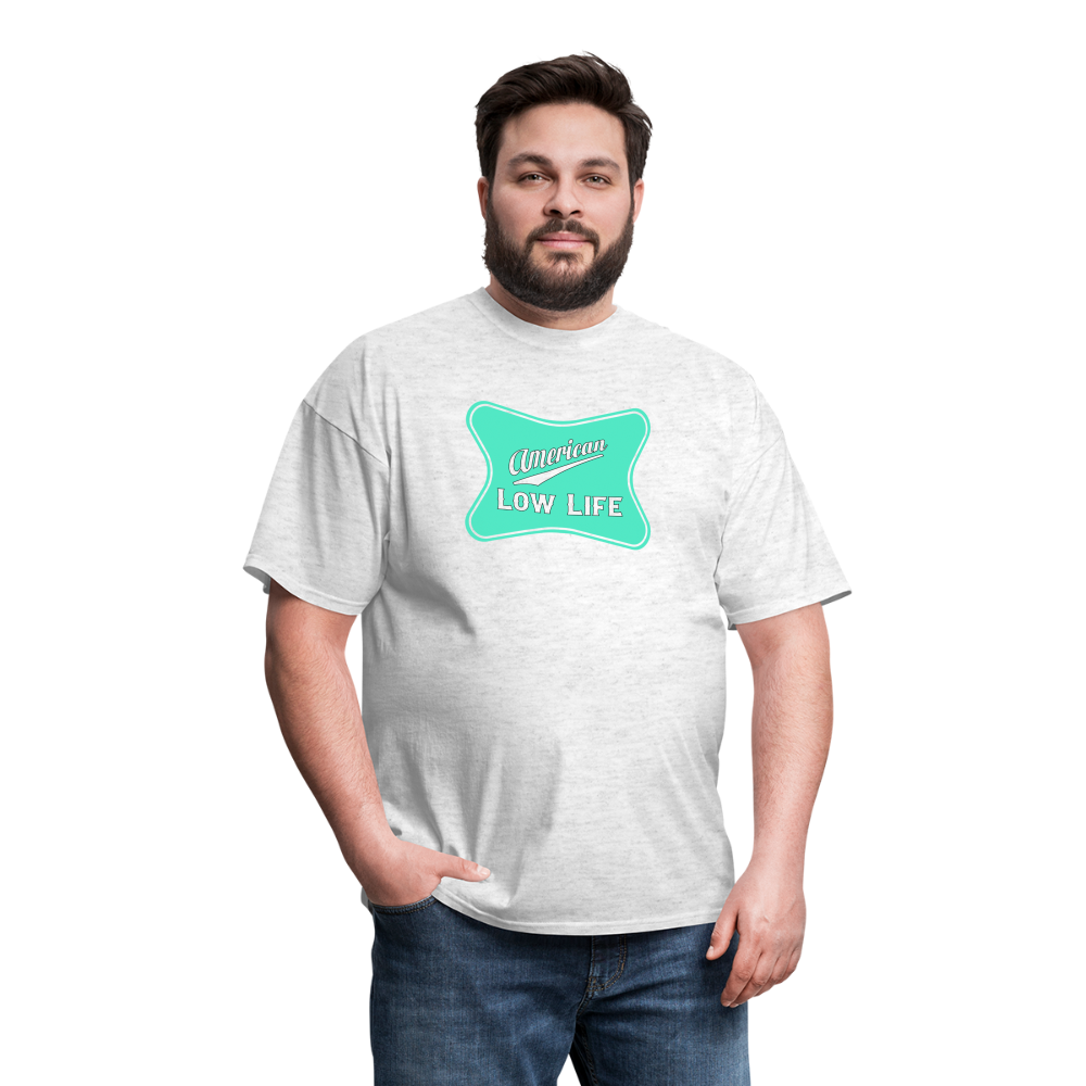 American - Teal - (Unisex) Classic T-Shirt - light heather gray