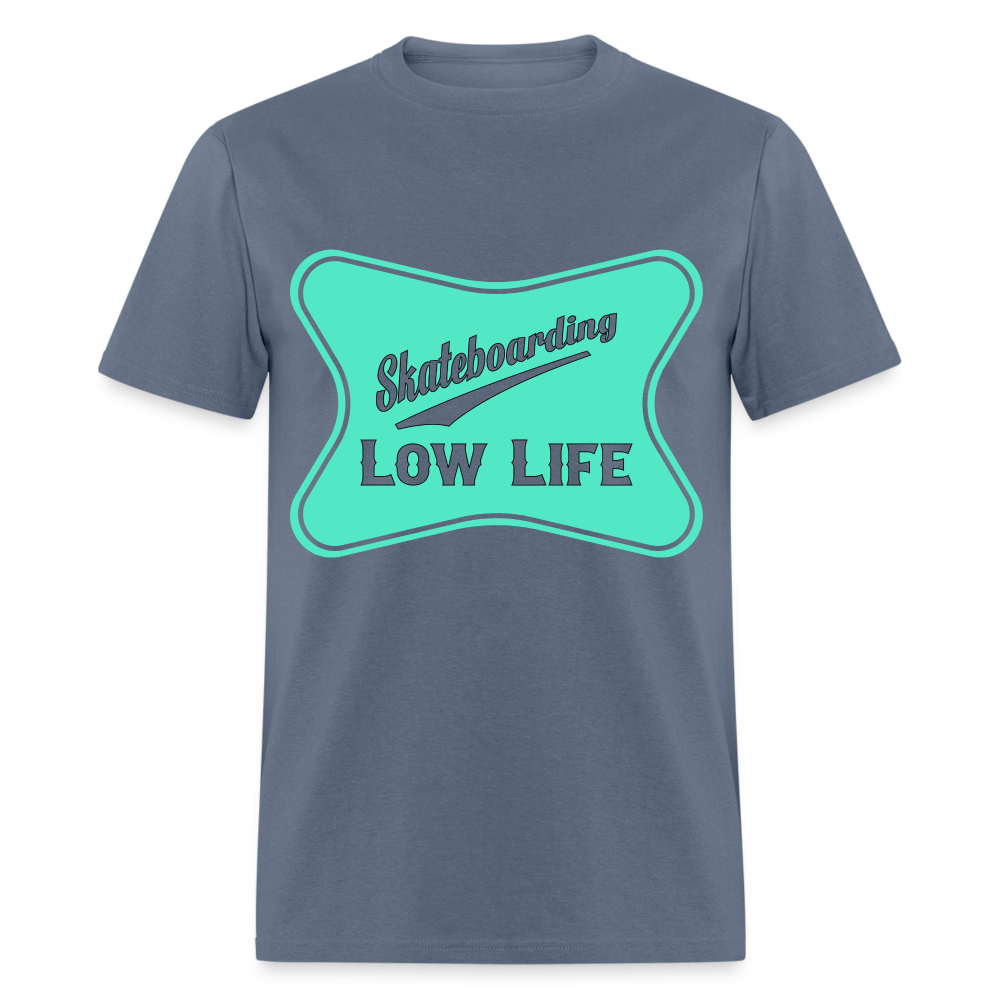 Skateboarding - Teal - Unisex Classic T-Shirt - denim