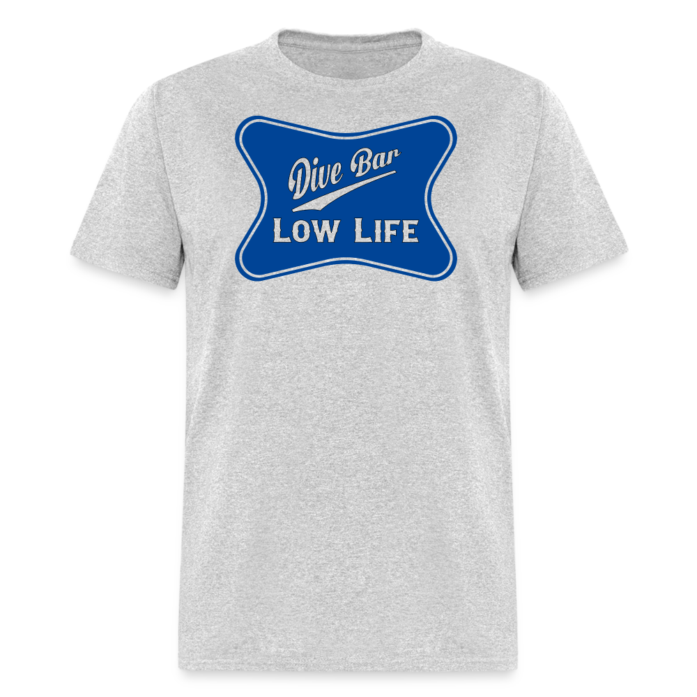Dive Bar - Dark Blue - Unisex Classic T-Shirt - heather gray