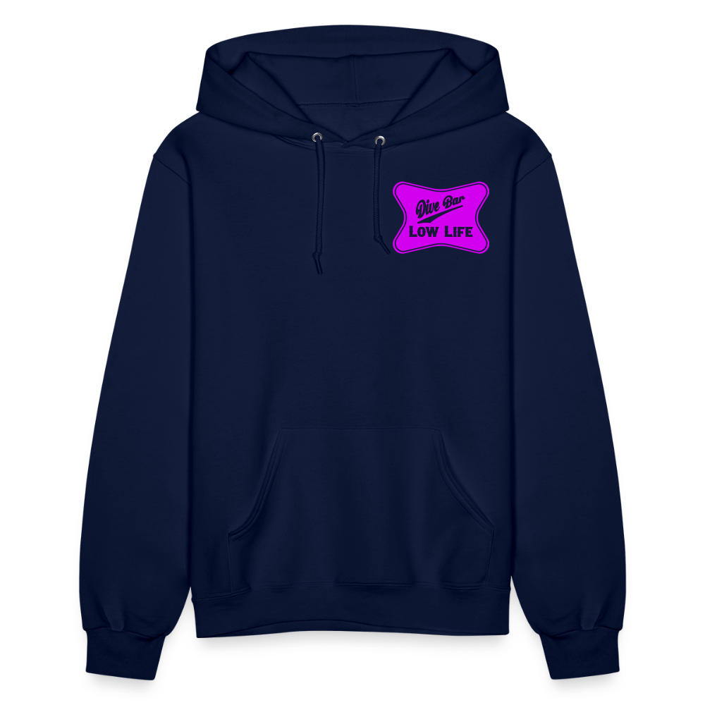 Dive Bar - Pink - Unisex Classic Hoodie - navy