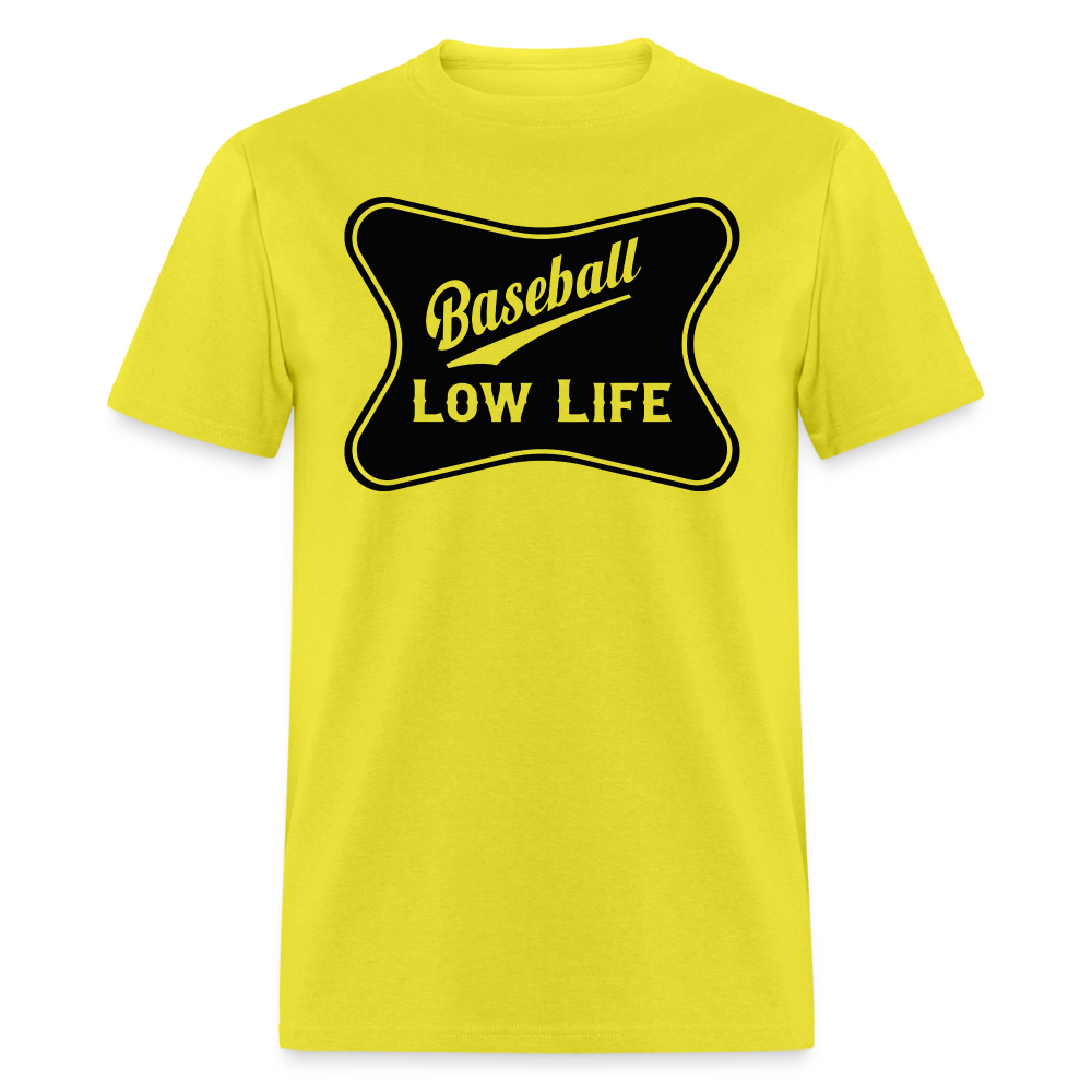 Baseball - Black - Unisex Classic T-Shirt - yellow