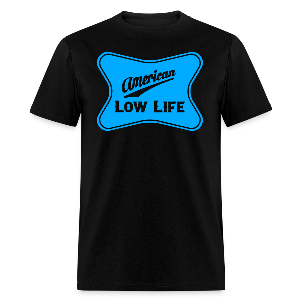 American - Light Blue - (Unisex) Classic T-Shirt - black