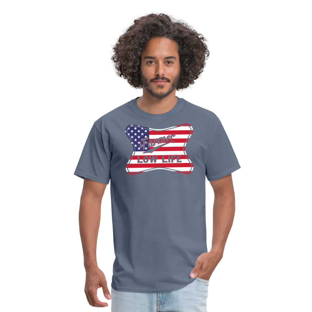 Farmer - Patriotic - Unisex Classic T-Shirt - denim