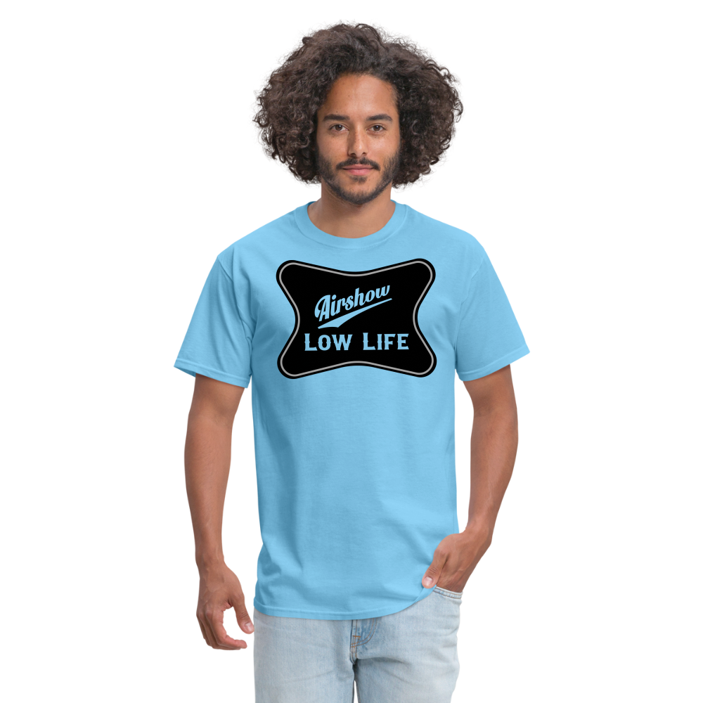 Airshow - Black - Unisex Classic T-Shirt - aquatic blue