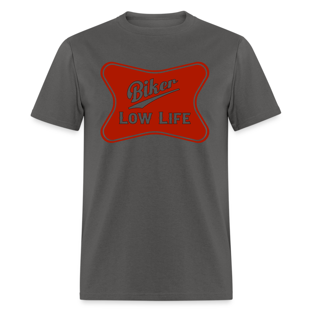 Biker - Red - Unisex Classic T-Shirt - charcoal