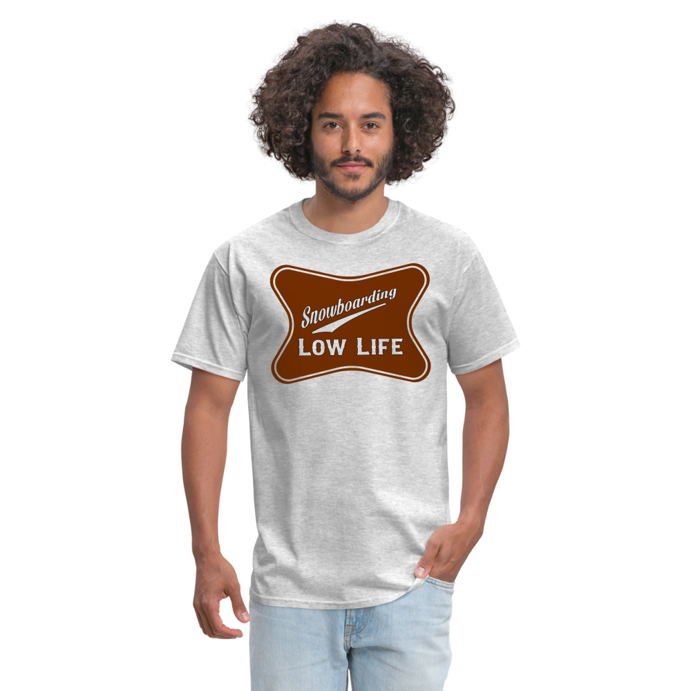 Snowboarding - Brown - Unisex Classic T-Shirt - heather gray