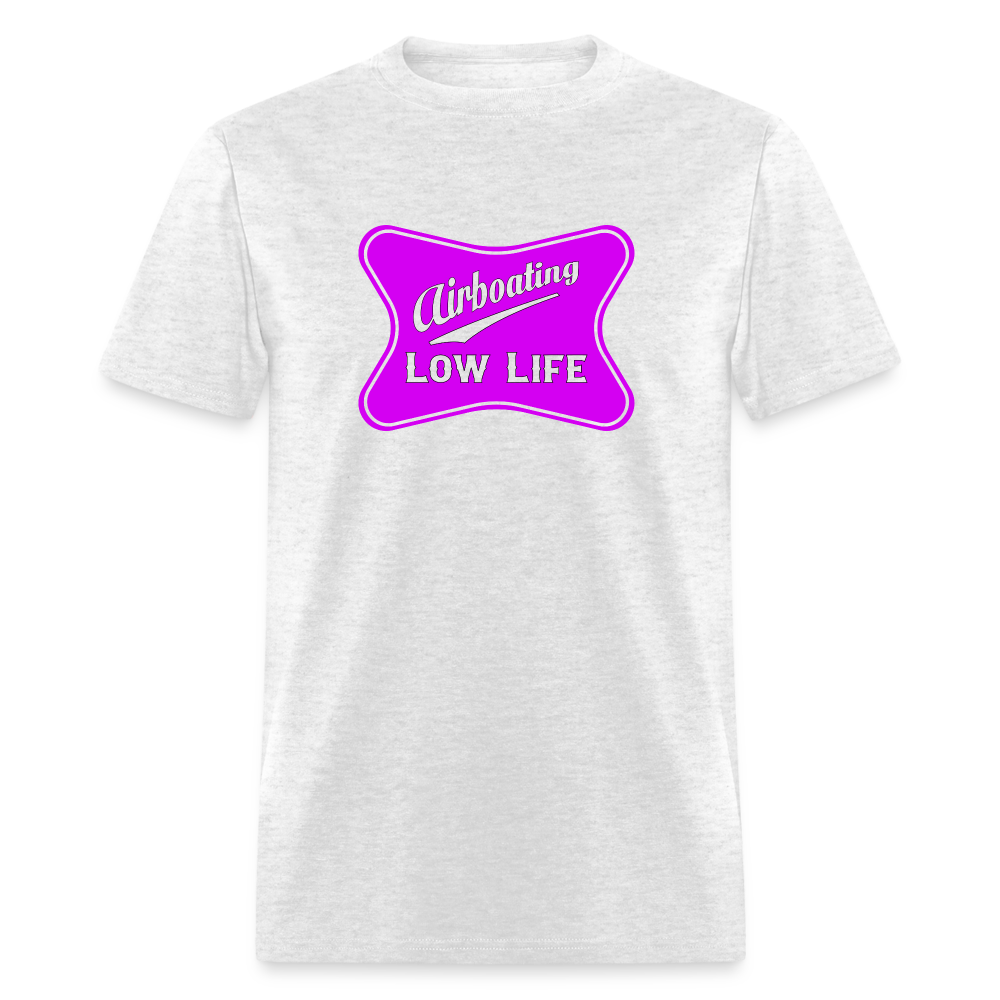 Airboating - Pink - (Unisex) Classic T-Shirt - light heather gray