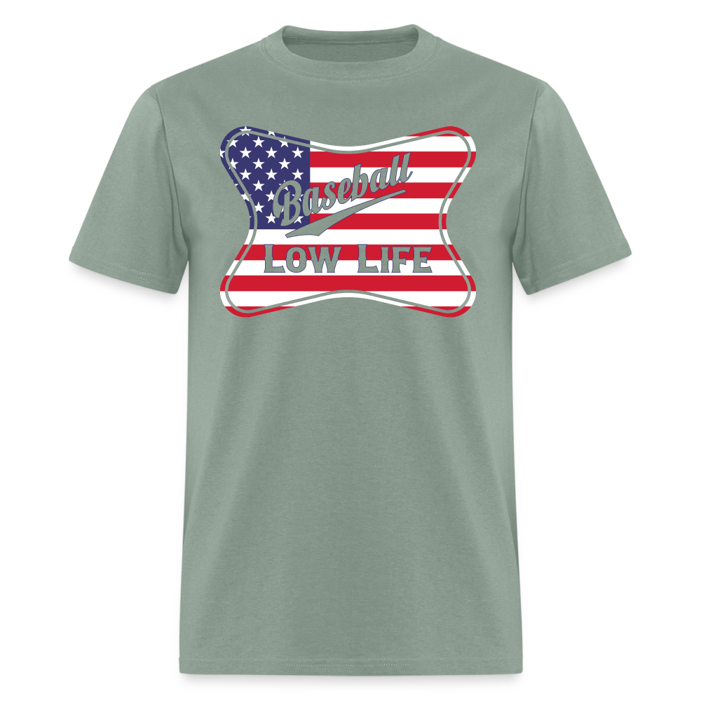 Baseball - Patriotic - Unisex Classic T-Shirt - sage