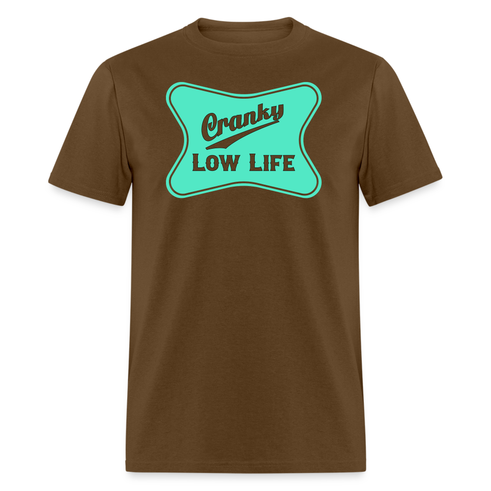 Cranky - Teal - Unisex Classic T-Shirt - brown