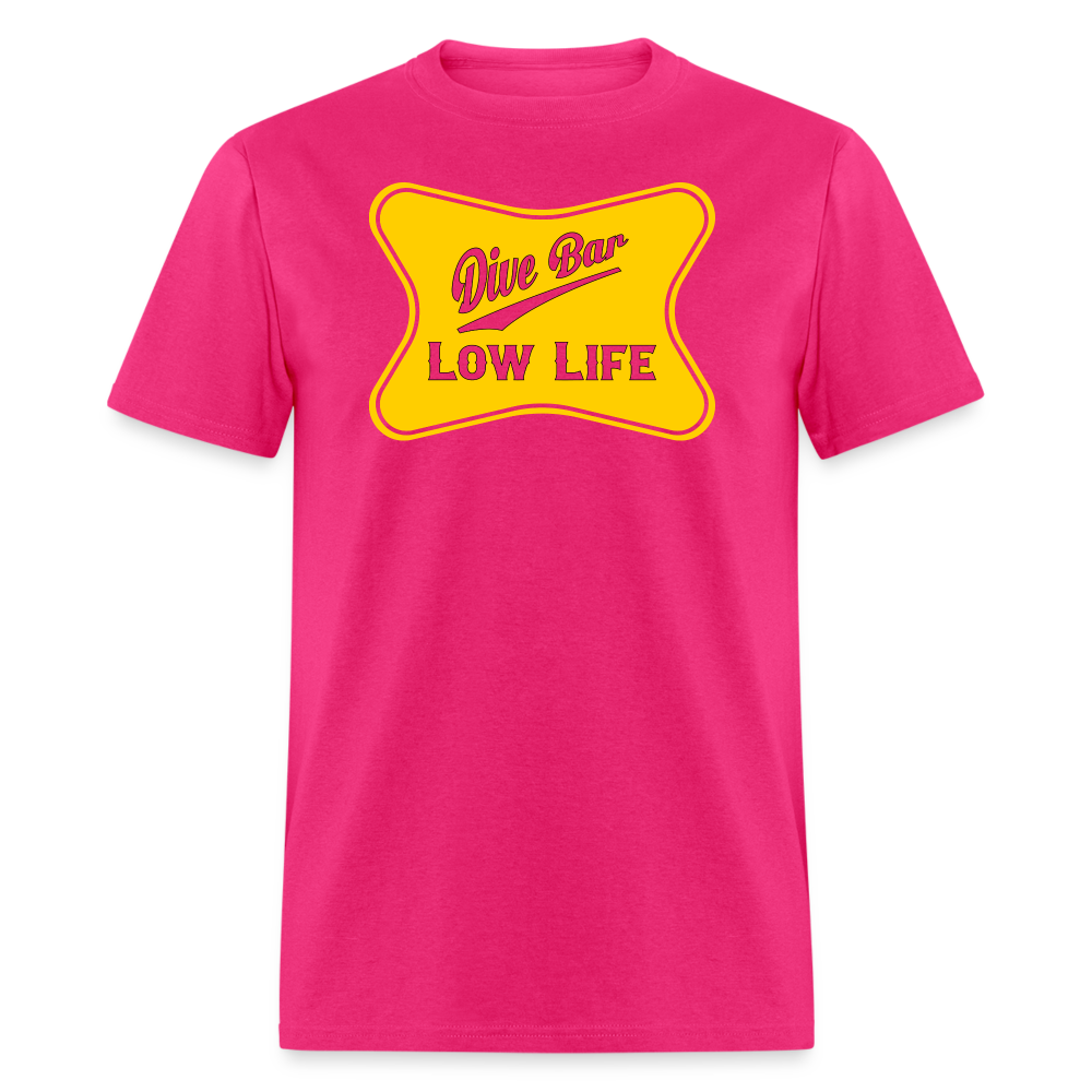 Dive Bar - Yellow - Unisex Classic T-Shirt - fuchsia