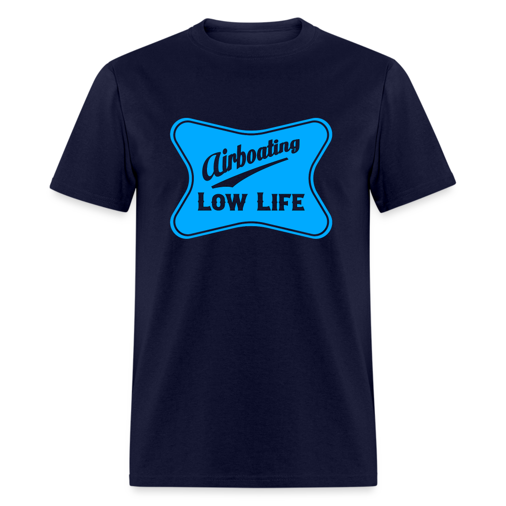 Airboating - Light Blue - (Unisex) Classic T-Shirt - navy