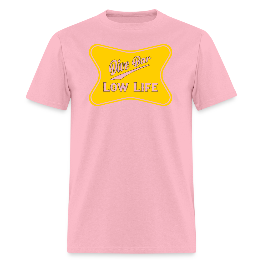 Dive Bar - Yellow - Unisex Classic T-Shirt - pink