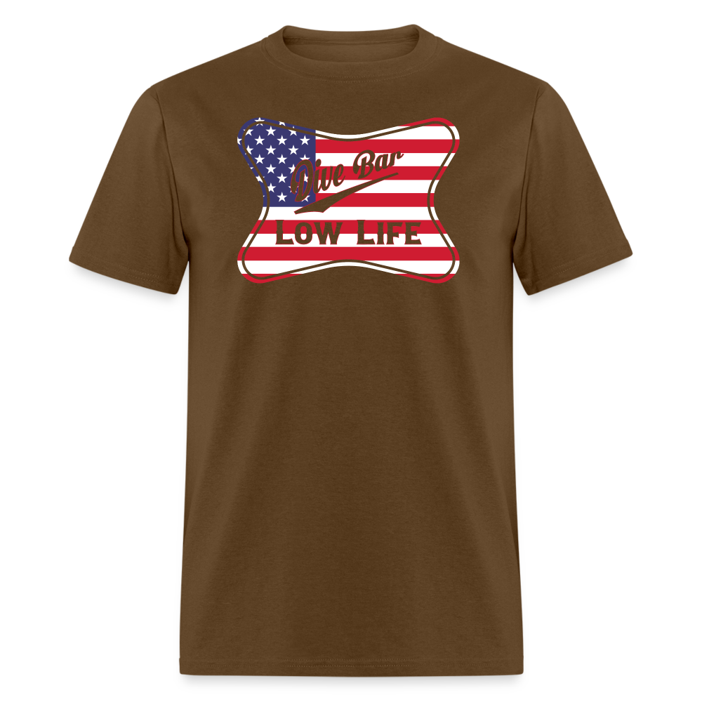Dive Bar - Patriotic - Unisex Classic T-Shirt - brown