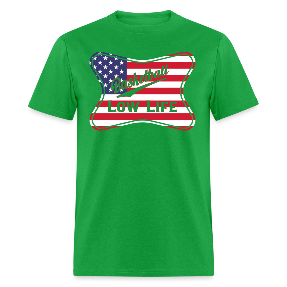 Basketball - Patriotic - Unisex Classic T-Shirt - bright green