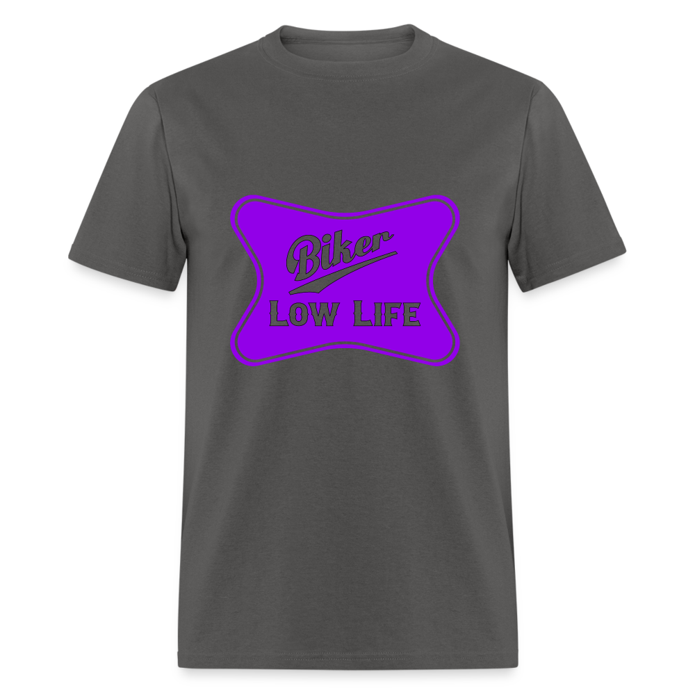 Biker - Purple - Unisex Classic T-Shirt - charcoal