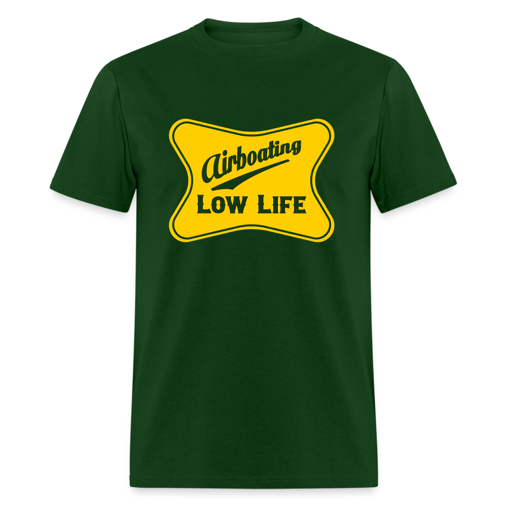 Airboating - Yellow - (Unisex) Classic T-Shirt - forest green