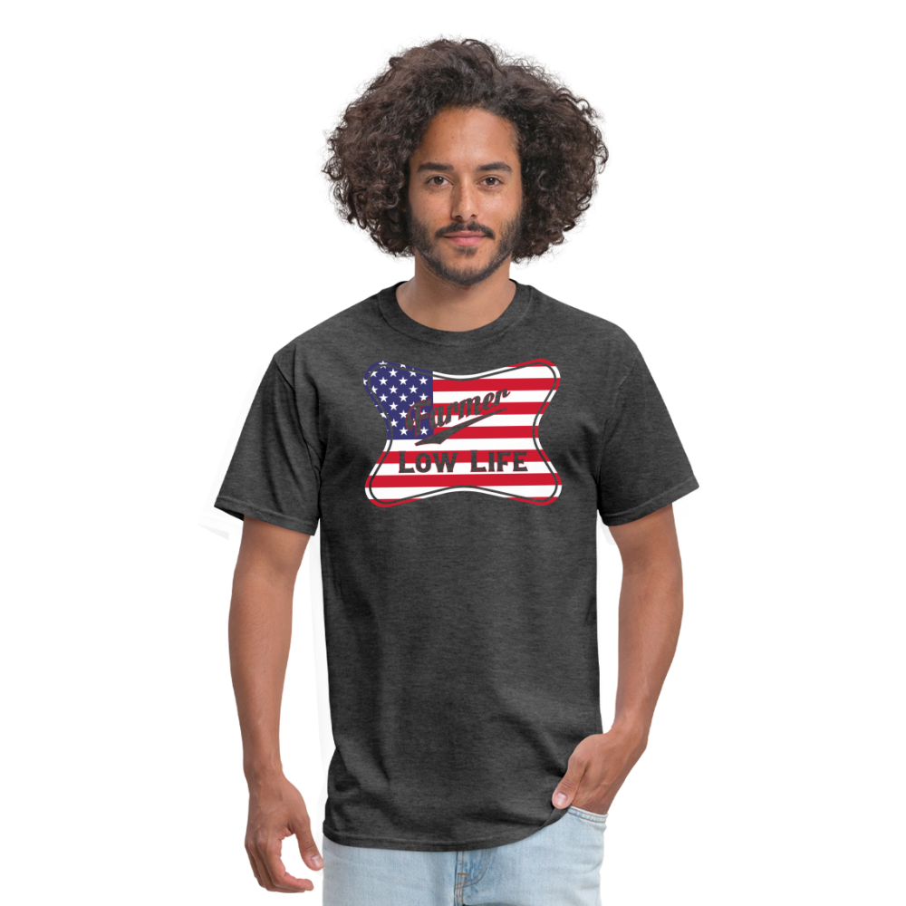 Farmer - Patriotic - Unisex Classic T-Shirt - heather black