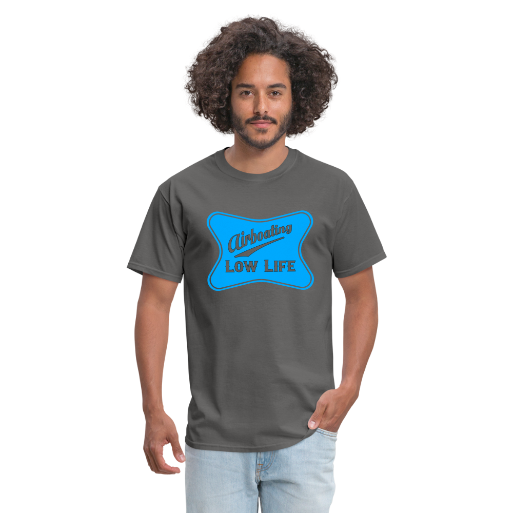 Airboating - Light Blue - (Unisex) Classic T-Shirt - charcoal