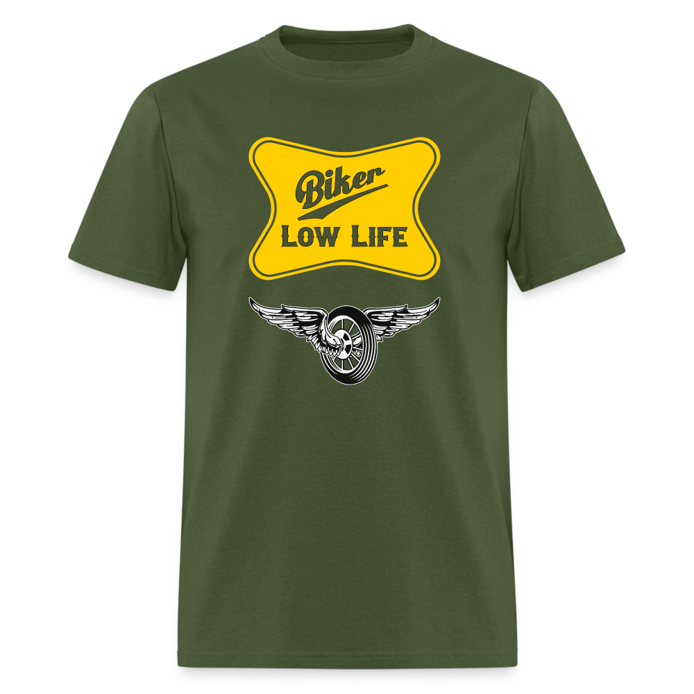 Biker - Yellow Unisex Classic T-Shirt - military green