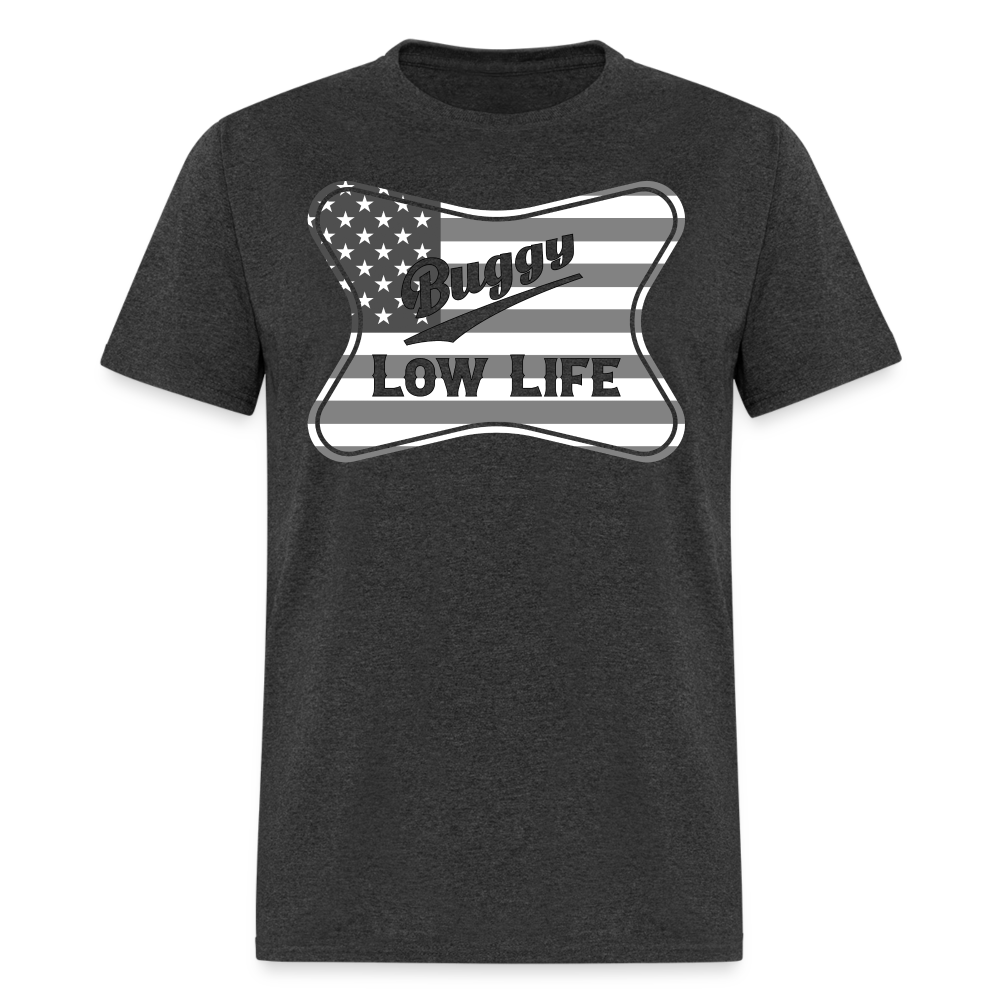 Buggy - Gray & White Patriotic - Unisex Classic T-Shirt - heather black