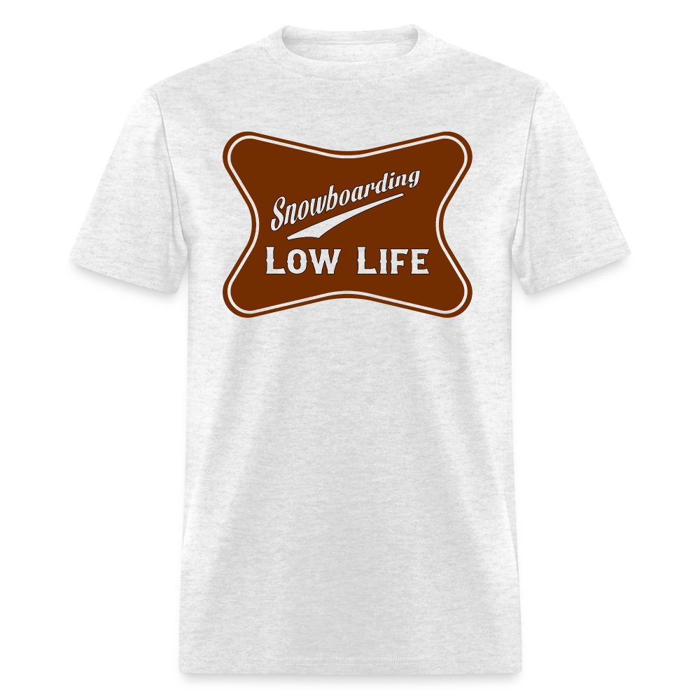 Snowboarding - Brown - Unisex Classic T-Shirt - light heather gray