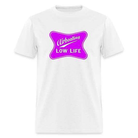 Airboating - Pink - (Unisex) Classic T-Shirt - white
