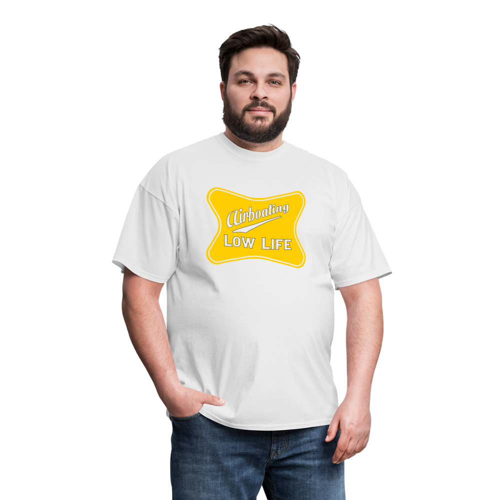 Airboating - Yellow - (Unisex) Classic T-Shirt - white