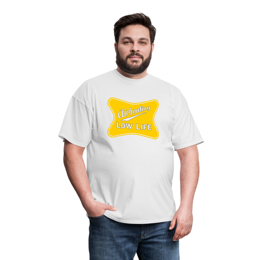 Airboating - Yellow - (Unisex) Classic T-Shirt - white
