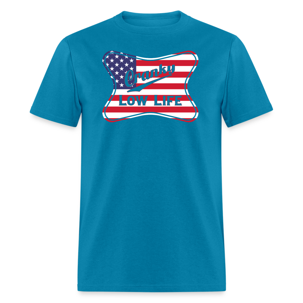 Cranky - Patriotic - Unisex Classic T-Shirt - turquoise