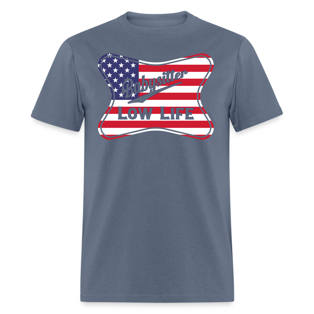 Babysitter - Flag - (Unisex) Classic T-Shirt - denim
