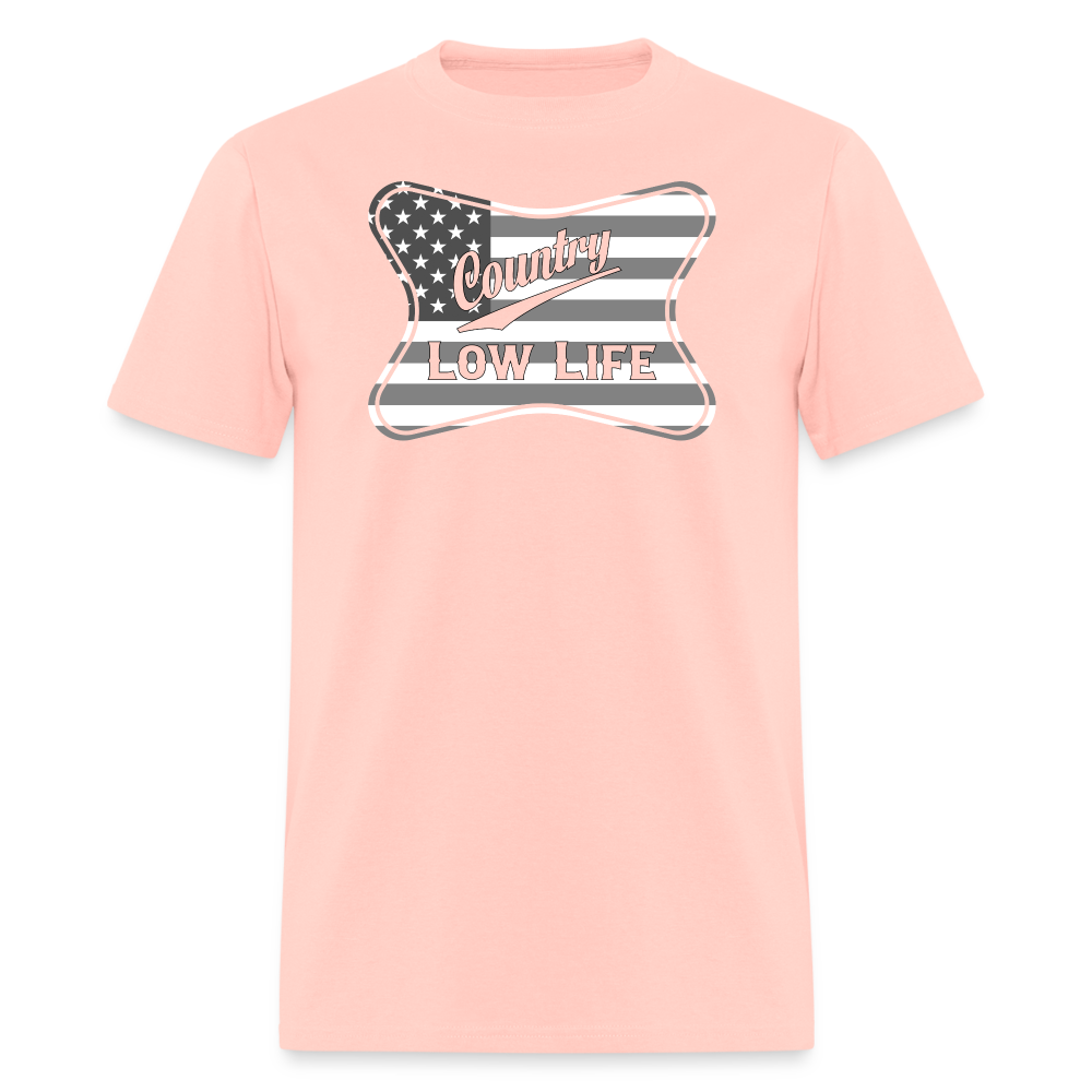 Country - Gray & White Patrotic - Unisex Classic T-Shirt - blush pink 